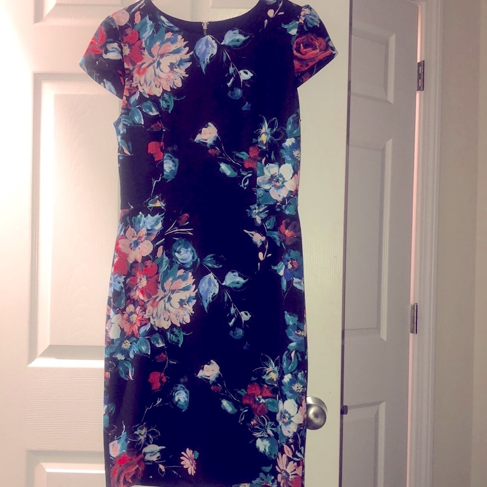 Betsy Johnson Floral Midi